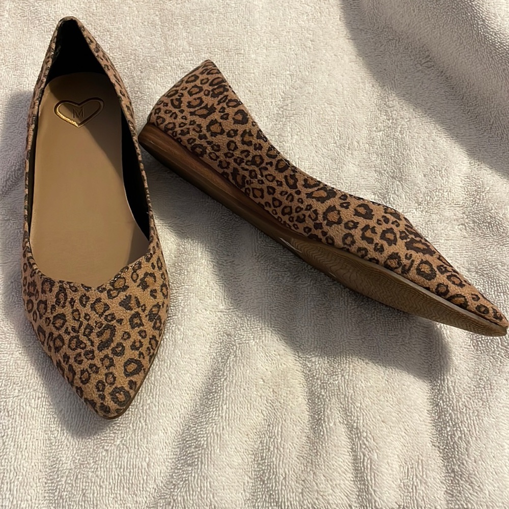 Madeline leopard print flats